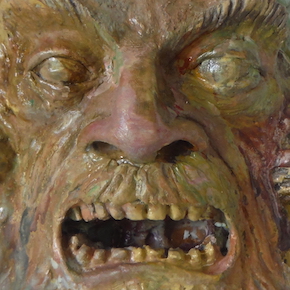 Grimacing head