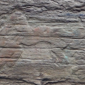 Piece of canoe